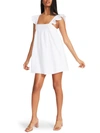 BB DAKOTA BY STEVE MADDEN ON THE SQUARE WOMENS EMBROIDERED SLEEVELESS COCKTAIL AND PARTY DRESS