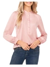 Cece Eyelet Button Down Blouse In Multi