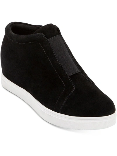Aqua College Glady Womens Suede Lifestyle High Top Sneakers In Black