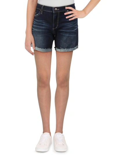 Joe's Jeans Womens Mid-rise Cuffed Shorts In Multi