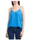 1.state Mari Womens Chiffon Trim V Neck Camisole Top In Blue