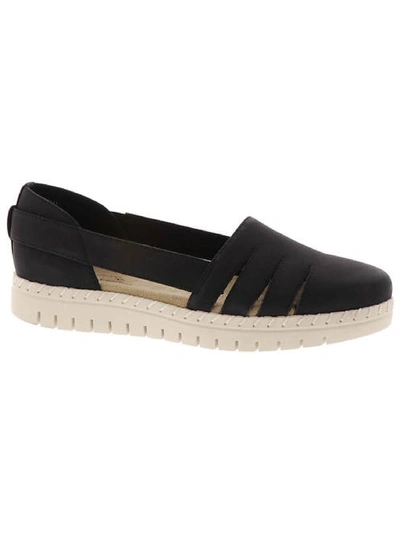 EASY STREET BUGSY WOMENS LEATHER SOLID FLATS