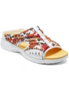 Easy Spirit Traciee 2 Womens Casual Slip On Wedge Sandals In Multi