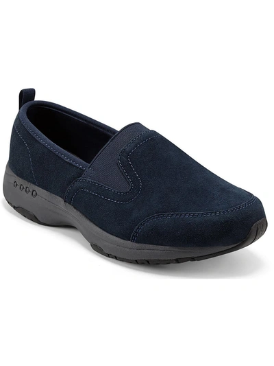 Easy Spirit Taiga Womens Slip On Flat Loafers In Blue