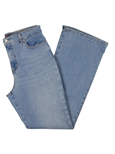 Gloria Vanderbilt Amanda Womens Denim 5 Pocket Flare Jeans In Multi