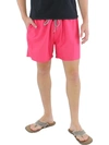 INC MENS SOLID POCKET SWIM TRUNKS