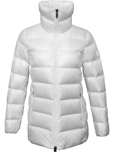 The Recycled Planet Sade Womens Recycled Down Water Resistant Puffer Jacket In White