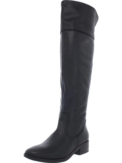 Baretraps Marcela Womens Textured Tall Over-the-knee Boots In Black