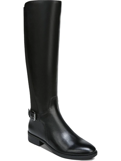 Sam Edelman Paxten Womens Leather Tall Knee-high Boots In Black