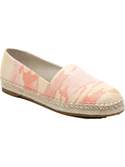 Sanctuary Havana Womens Leather Slip On Espadrilles In Orange