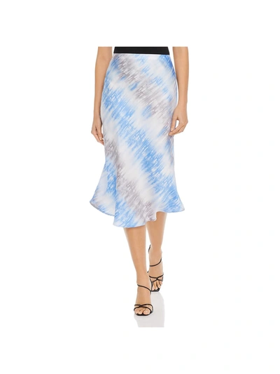 Re:named Womens Slip Tie-dye Midi Skirt In Multi