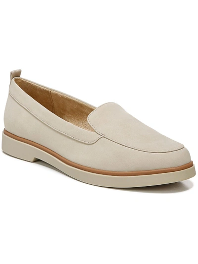 Naturalizer Annie Womens Round Toe Slip On Loafers In White
