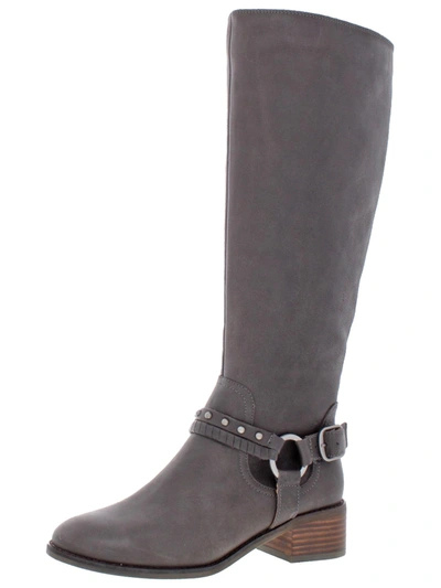 Lucky Brand Karesi Womens Harness Leather Knee-high Boots In Multi