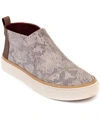 TOMS PAXTON WOMENS SUEDE FAUX FUR LINED FASHION SNEAKERS