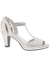 EASY STREET FLASH WOMENS PEEP-TOE PUMPS T-STRAP HEELS