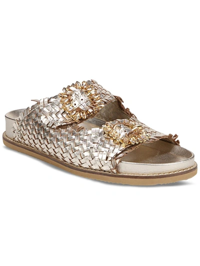 Sam Edelman Oaklyn Womens Woven Slide Sandals In Multi