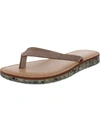 Cool Planet By Steve Madden Planet Womens Slip On Open Toe Flats In Multi