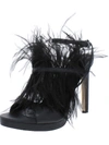 Sam Edelman Jacinta Womens Satin Feather Heels In Multi