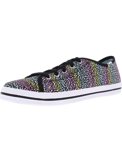 Keds Kickstart Womens Canvas Graphic Athletic And Training Shoes In Multi