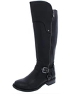 G By Guess Harson Womens Wide Calf Faux Leather Knee-high Boots In Black