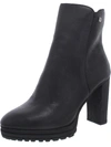 DKNY Tessi  Womens Plarform Leather Ankle Boots