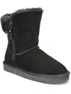STYLE & CO MAEVEE WOMENS LEATHER ANKLE WINTER & SNOW BOOTS