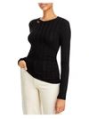 N:PHILANTHROPY AERIN WOMENS CUTOUT RIBBED PULLOVER TOP