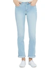 Nydj Sheri Womens Cuffed Stretch Ankle Jeans In Multi