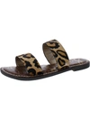 Sam Edelman Gala Double Strap Slide Sandal Cyprus Tan Multi Leather In Multi