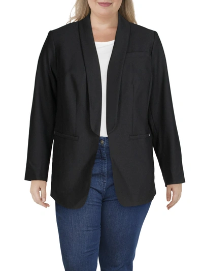 Calvin Klein X-fit One Button Topper Jacket In Black