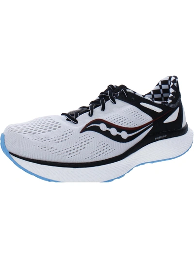 Saucony Hurricane 23 Mens Fitness Workout Running Shoes In Grey