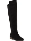 Lucky Brand Womens Bonnay Knee High Block Heel Boots Regular Wide Extra Wide Calf In Black