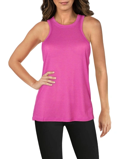 Fp Movement By Free People Very Varsity Womens Ribbed Sleeveless Tank Top In Pink