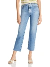 AG ALEXIS WOMENS HIGH RISE BUTTON FLY CROPPED JEANS