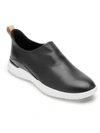 ROCKPORT WOMENS PATENT TRIM LIFESTYLE SLIP-ON SNEAKERS