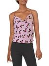 BCBGENERATION WOMENS PRINTED DRAPEY CROP TOP