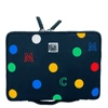 Mcm Black Fabric Color Dotted Small Ipad Case Mxeaapd02bk001 In Black