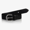 Guess Boys Black Elasticated Belt In Black