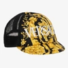 Versace Baroque Pattern-print Cap In Gold