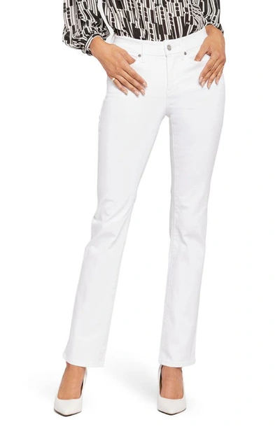 Nydj Marilyn Straight Leg Jeans In White