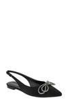 Bcbgeneration Kristin Pointed Toe Slingback Mule In Black