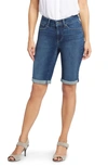 NYDJ BRIELLA ROLL CUFF DENIM BERMUDA SHORTS