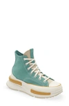 Converse Run Star Legacy Cx High Top Platform Sneaker In Algae/ Beach Stone/ Egret