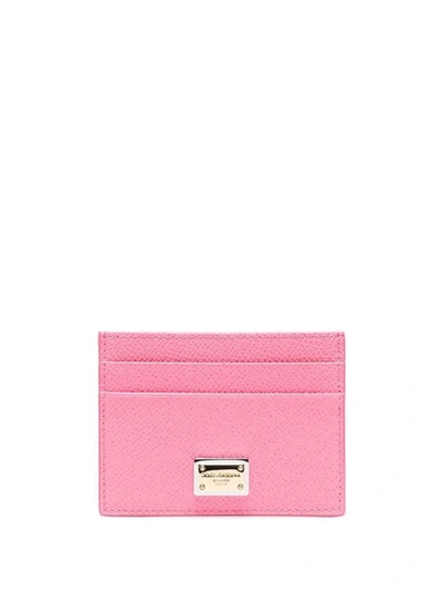 Dolce & Gabbana Paper Holder Accessories In Pink