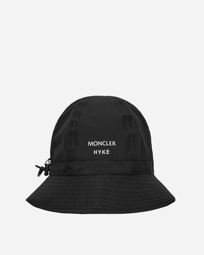 Moncler Genius 4 Moncler Hyke Black Bucket Hat In Nero