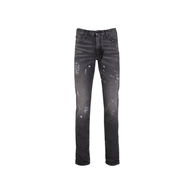 Off-white Skinny Denim Jeans In Gray