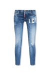 DSQUARED2 DSQUARED2 JENNIFER ICON PRINTED DISTRESSED JEANS