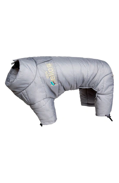 Pet Life Helios Thunder Crackle Full Body Reflective Jacket In Grey