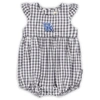 GARB GIRLS INFANT GARB CHARCOAL KENTUCKY WILDCATS CARA WOVEN GINGHAM RUFFLED BODYSUIT