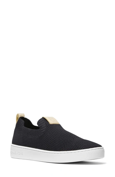 Michael Michael Kors Juno Knit Sneaker In Black